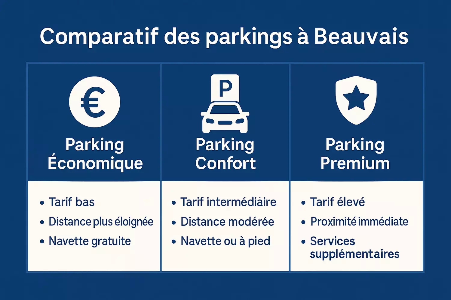 Quel parking choisir à BEAUVAIS
